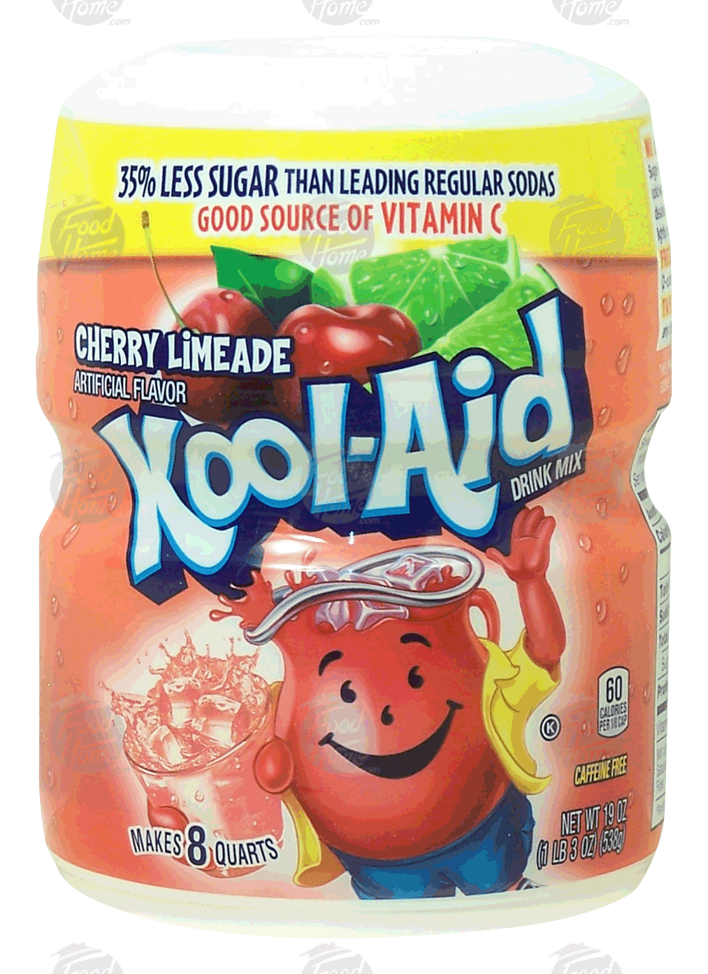 Kool-Aid  cherry limeade flavor powder drink mix, makes 8 quarts Full-Size Picture